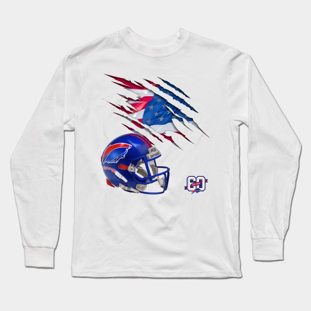 The Buffalo Bills, American football Lver's Tee Long Sleeve T-Shirt by nowbix